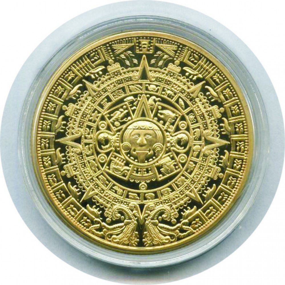 Сувенирная монета. Календарь Майя
